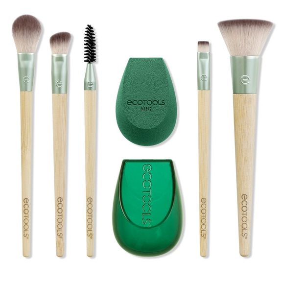 Limited Edition Shimmer + Shine ~ 7-Piece Makeup Brush & Sponge Gift Set ~ NEW - Picture 1 of 8